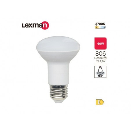 Ampoule led réflecteur E27 806Lm 60W blanc chaud