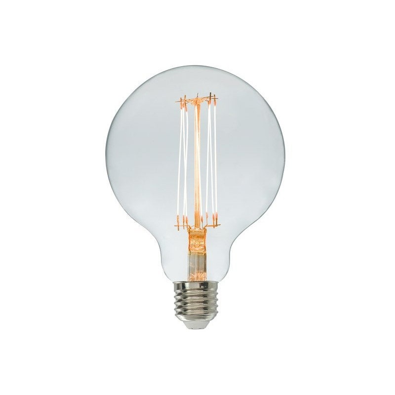 Ampoule led décorativeglobe 95mm e27 500lm blanc chaud