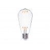Ampoule led décorativeedison e27 500lm blanc chaud