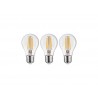Lot de 3 ampoules led E27 806lm 60W blanc chaud