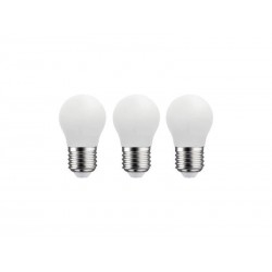 Lot de 3 ampoules led sphérique E27 470lm 40W blanc neutre