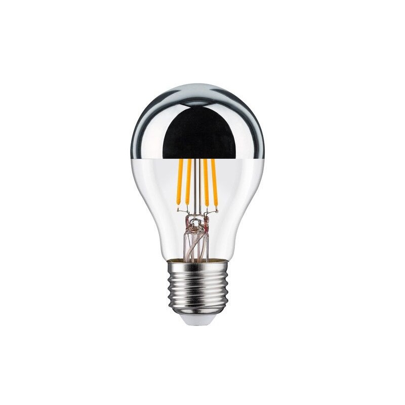 Ampoule led décorative argentée E27 470lm 40W blanc chaud