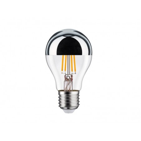 Ampoule led décorative argentée E27 470lm 40W blanc chaud