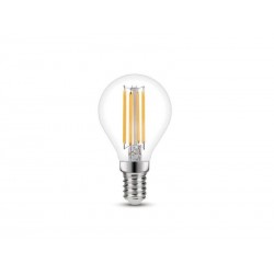 Ampoule led à  filament sphérique E14 470lm 40W blanc chaud