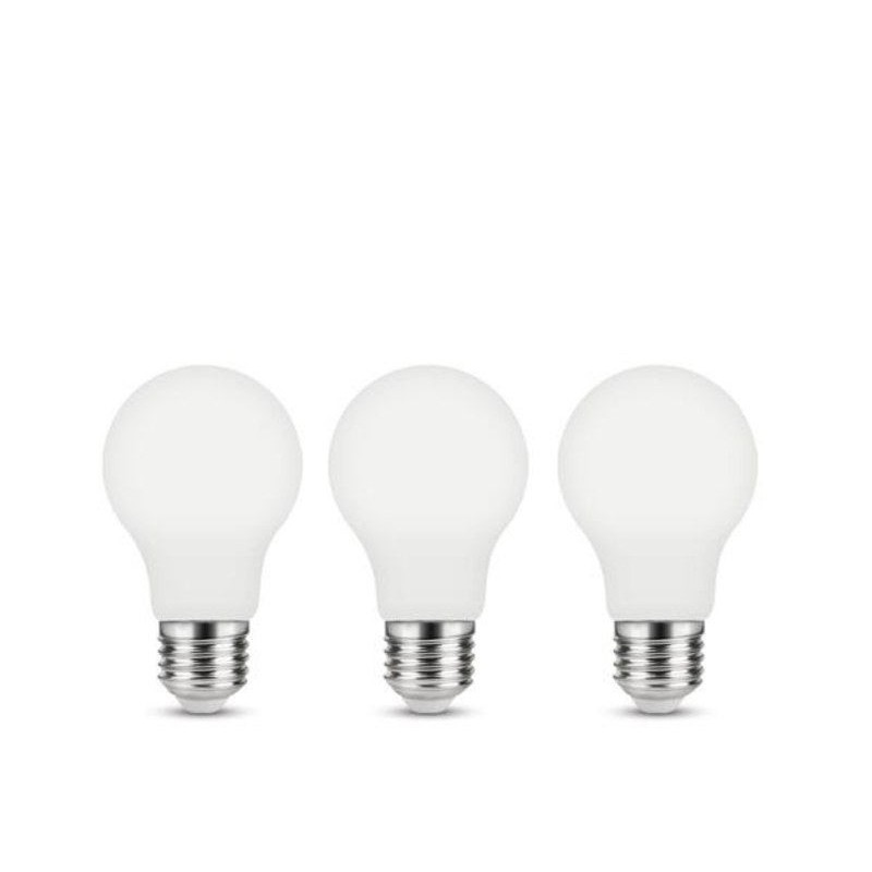 Lot de 3 ampoules led E27 806lm60W blanc chaud