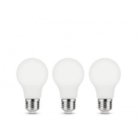Lot de 3 ampoules led E27 806lm60W blanc chaud