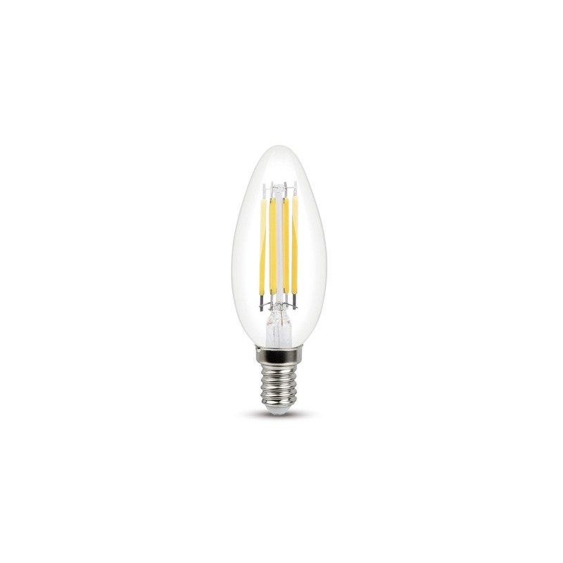 Ampoule led à  filament flamme E14 470lm 40W blanc neutre