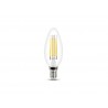 Ampoule led à  filament flamme E14 470lm 40W blanc neutre