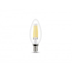 Ampoule led à  filament flamme E14 806Lm 60W blanc neutre