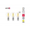 Lot de 3 ampoules led à  filamentE14 806Lm 5.9W