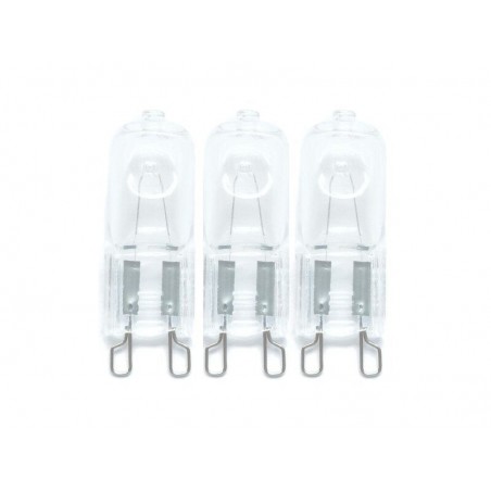 Lot de 3 ampoules halogène capsule G9 920lm 67Wblanc chauddimmables