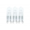 Lot de 3 ampoules halogène capsule G9 920lm 67Wblanc chauddimmables