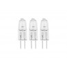 Lot de 3 ampoules halogène capsule G4 70lm 0W blanc chaud dimmables