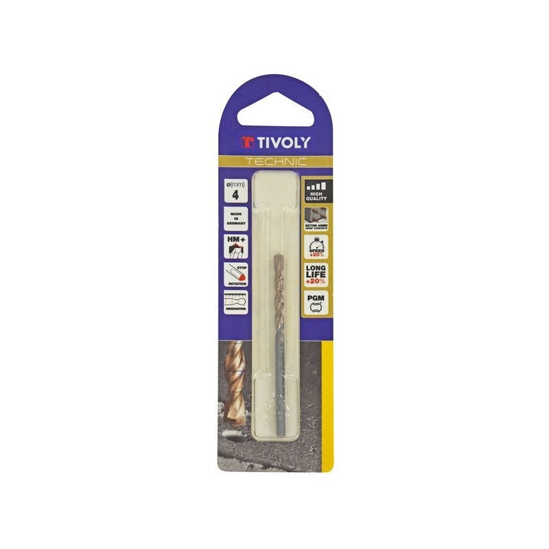 Foret à bétondiam. 4 x 16 cm