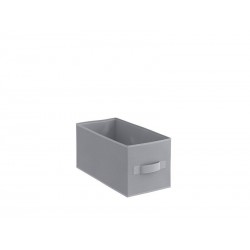 Panier SPACEO Kub gris H.14 x l.14 x P.31 cm