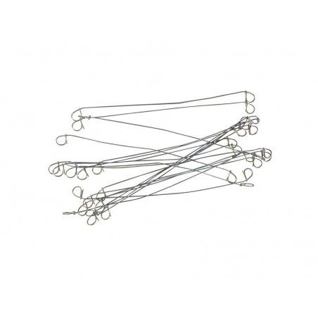 Lot de 100 liens pour lieur automatique acier galvanisé IDEAL GARDEN gris L.020