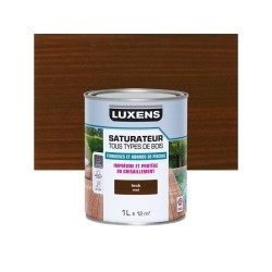 Saturateur pour bois extérieur LUXENS teck mat 1 l -  - meilleure qualité