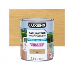 Saturateur pour bois extérieur LUXENS chêne naturel mat 2.5 l -  - meilleure qualité