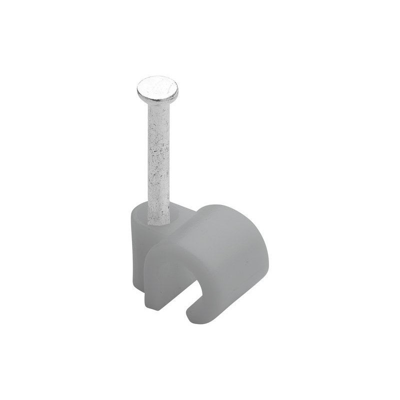 Lot de 100 attaches-fils diamètre de 4 à  7mm L. 20mm gris