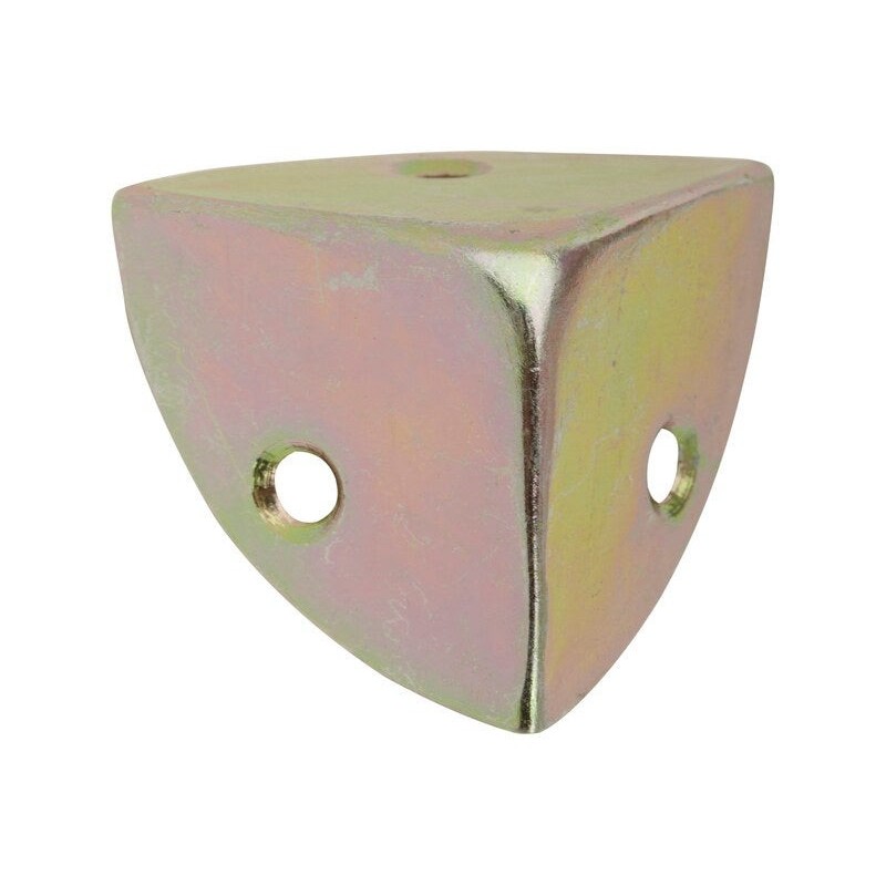 Coin de valise à visser acier ZinguéL.28 Mm