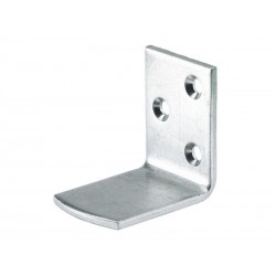Equerre ferrure de lit acier zinguéL.50 Mm