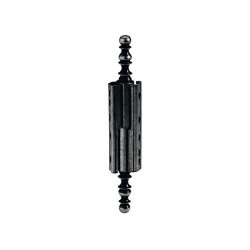 Paumelle Universelle Deco Acier Noir 50X10 X2