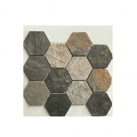 Carrelage sol 30x30cm MOSAICO HEXAGONO BALI -  - meilleure qualité