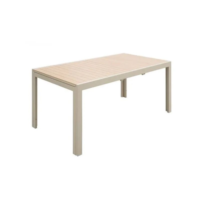 Table empilable en plastique blanc