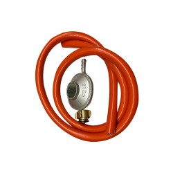 Détendeur à visser + tuyau gaz 1.1m