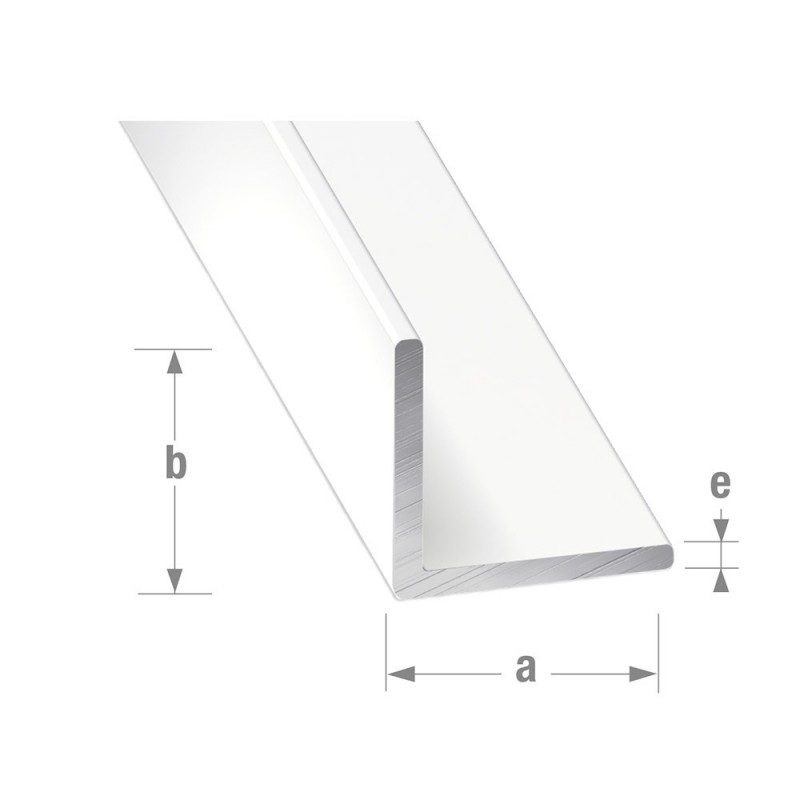 Cornière20x20x15mm 1M alu laqué blanc uc5