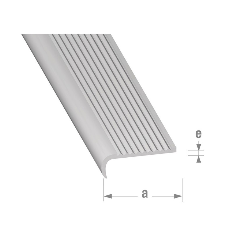 Nez de marche 40x14 1M alu brut