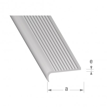 Nez de marche 40x14 1M alu brut