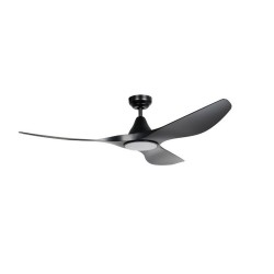Ventilateur plafonnier noir matte Portesea 700x358x236m D.122cm 19W IP20