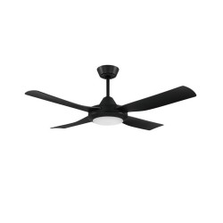 Ventilateur plafonnier noir matte Bondi 1 560x298x325mm D.12.2cm 20W IP20