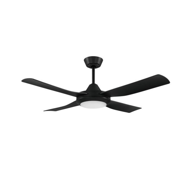 Ventilateur plafonnier noir matte Bondi 1 560x298x325mm D.12.2cm 20W IP20