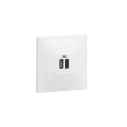 Chargeur USB A+C Urbano finition blanc