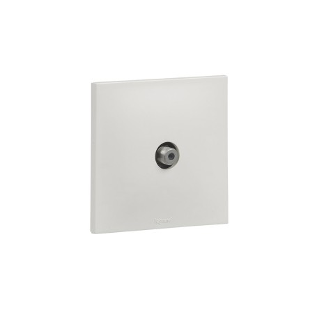 Prise TV type F etoile Urbano finition blanc