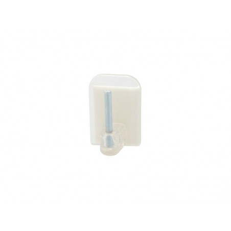 Lot de 4 Supports autocollants Barre de Vitrage 10 Mm Transparent Brut Inspire