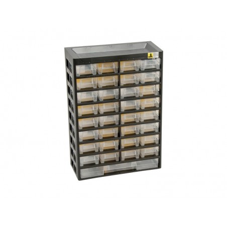 Casier à vis Plastique 33 Tiroirs H. 43.5 X L. 30.3 X P. 13.6 Cm