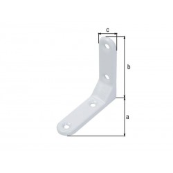 Equerre Chaise Galva 75X75X20 Blanc