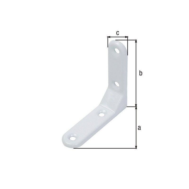 Equerre Chaise Galva 75X75X20 Blanc