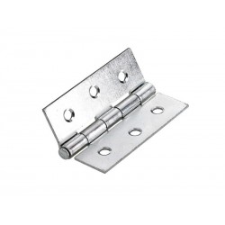 Lot de 2 charnières universel acier pour meuble L.42 x l.57 mm