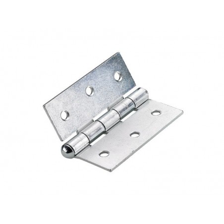 Lot de 2 charnières universel acier pour meuble L.68 x l.76 mm