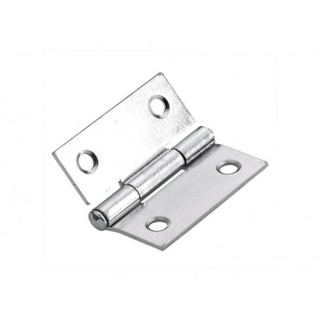 Lot de 2 charnières universel acier pour meuble HETTICH L.36 x l.38 mm