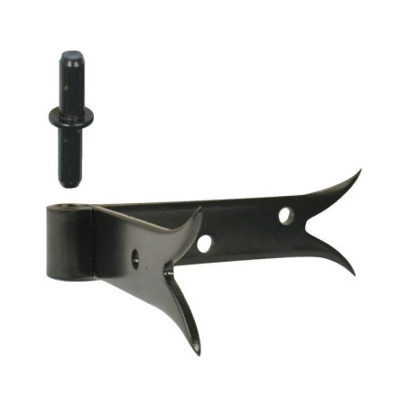 Gond dangle acier prépeint H.85X Diam.14 Mm