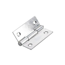 Lot de 2 charnières universel acier pour meuble L.36 x l.45 mm