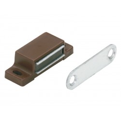 Lot de 10 Loqueteaux Magnétiques Plastique Hettich L.14.5 X L.45.3 Mm