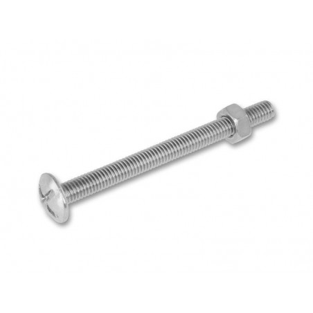 Vis Métal Poêlier Acier Zingué L.40 X Diam.5 Mm