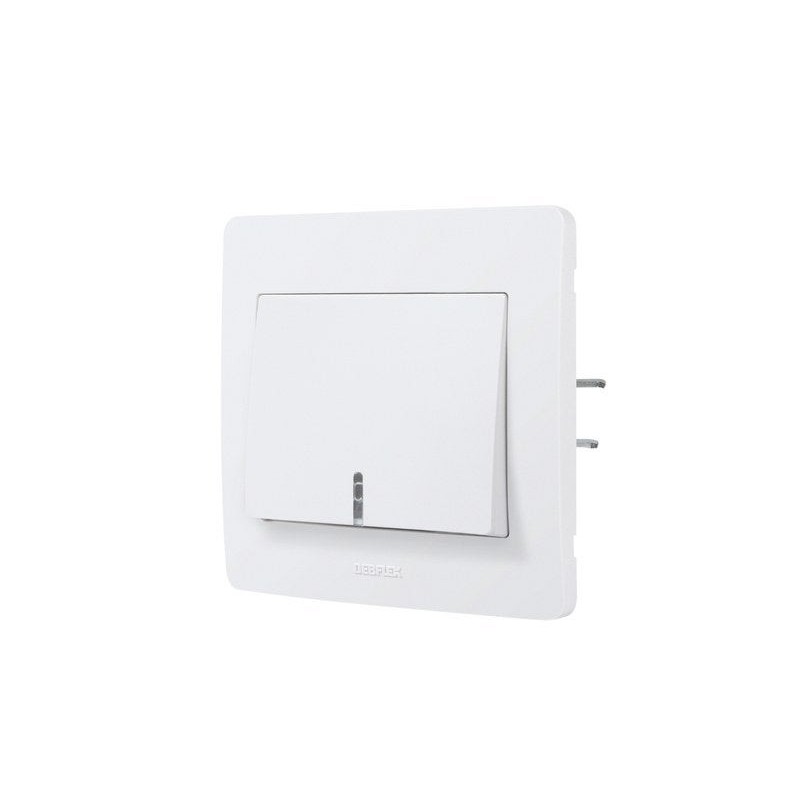 Poussoir à voyant Lumineux Complet Debflex Diam2 Blanc