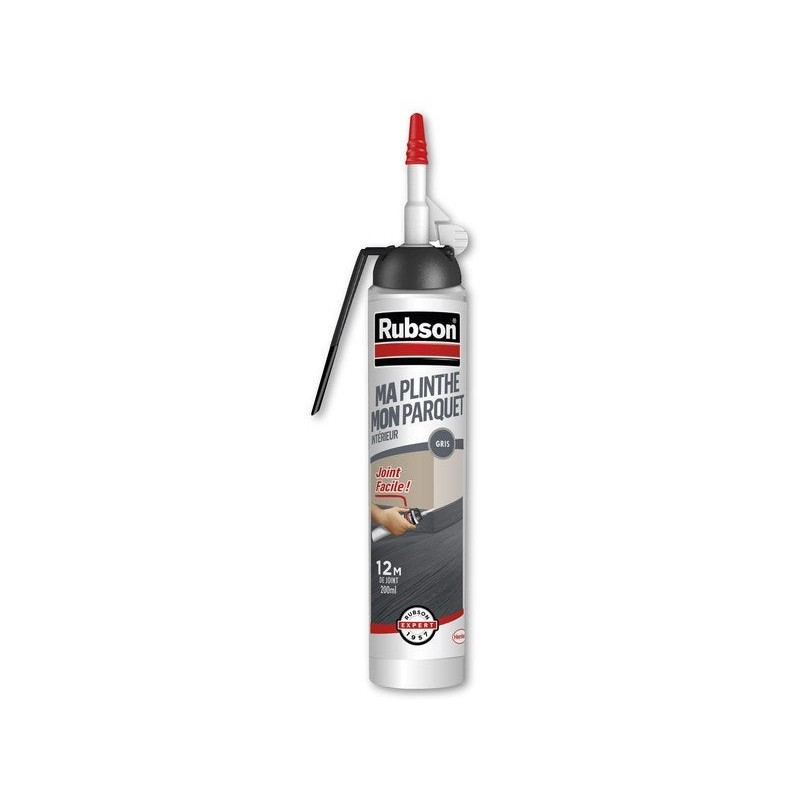 Mastic plinthe/parquet acryl RUBSON gris cart sans pistolet 200ml -  - meilleure qualité
